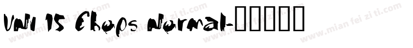 VNI 15 Chops Normal字体转换